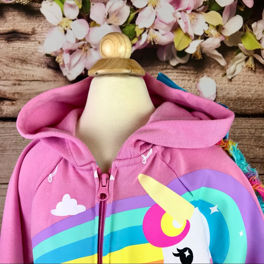 SOLD 🛍️ Nickelodeon JoJo Unicorn Hooded Jacket - Picture 3 of 11
